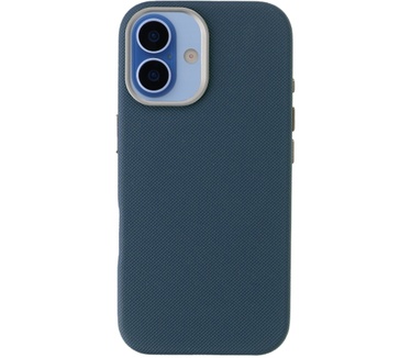 Accezz Mesh Backcover met MagSafe voor de Apple iPhone 16 - Donkerblauw