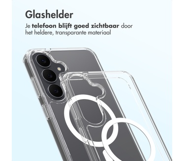 Accezz Xtreme Impact Backcover met MagSafe voor de Samsung Galaxy S26 FE - Transparant