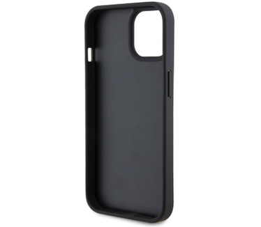 Ferrari Carbon Printed Stripe Back Case - iPhone 15 (6.1") Zwart Zwart