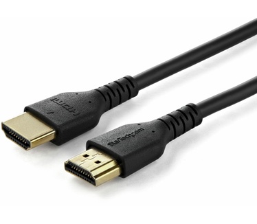 Startech.com 1,5m Premium Gecertificeerde HDMI 2.0 Kabel met Ethernet, Duurzame High Speed UHD 4K 60Hz, HDR10, Rugged M/M HDMI Kabel met Aramidevezel, TPE, Ultra HD Monitors, TVs & Displays