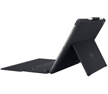 Logitech Slim Combo voor 12,9" iPad Pro, Qwerty UK Zwart
