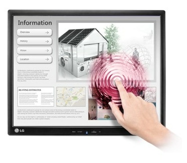 LG 19MB15T-B Zwart