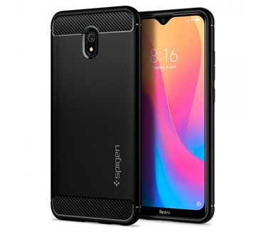 Spigen Rugged Armor Case Xiaomi Redmi 8A  Zwart