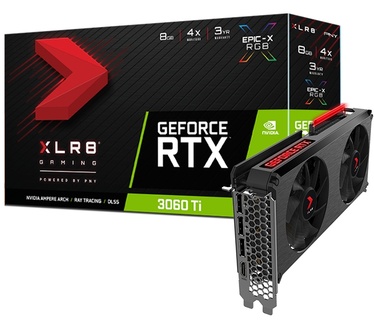PNY GeForce RTX 3060 Ti 8GB XLR8 Gaming REVEL EPIC-X RGB