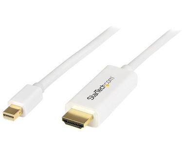 Startech.com Mini DisplayPort-naar-HDMI-converterkabel 1 m 4K wit