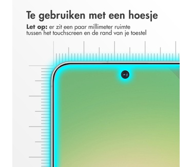 Accezz 2 pack glass screenprotector