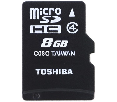 Toshiba 8GB microSDHC Class 4