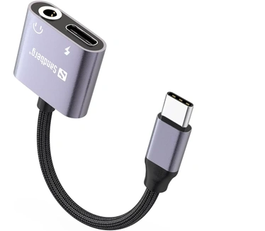 Sandberg USB-C Audio Adapter PD65W