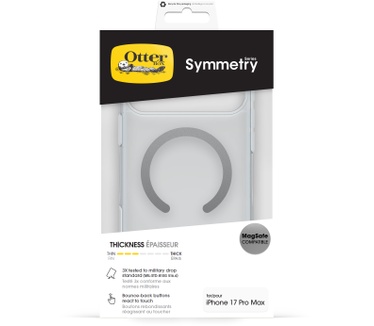 Otterbox Symmetry Clear MagSafe Camera Control Apple iPhone 17 Pro Max - clear