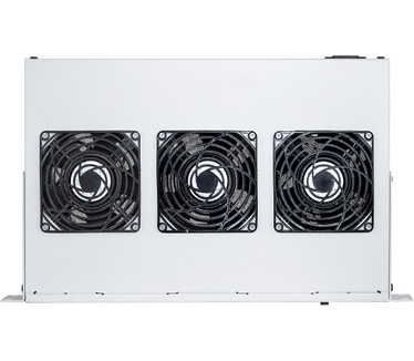 Intellinet 3-Fan Ventilation Unit for 19" Racks, 1U, Grey