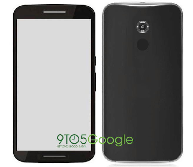 Mock-up van Nexus 6