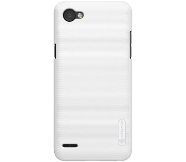 Nillkin Frosted Shield HardCase + Displayfolio voor LG Q6 - Wit Wit