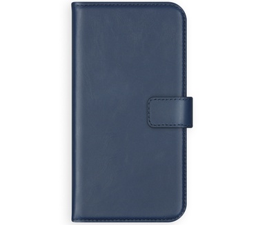 Selencia Echt Lederen Bookcase Samsung Galaxy S21 - Blauw
