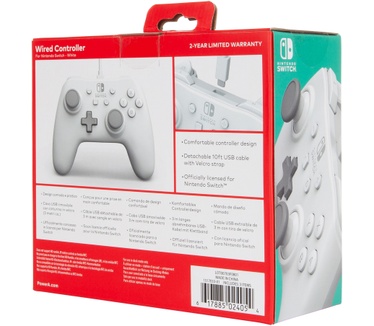 PowerA Wired Grijs, Wit