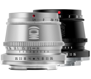 TTArtisan APS-C 35mm F1.4 (Canon EF-M) Zilver
