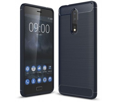 qMust Nokia 8 Rugged TPU Case - Blauw