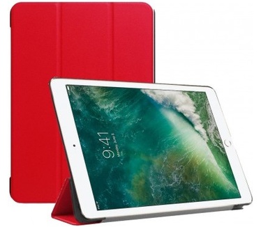 qMust Apple iPad Pro 12.9 (2017) Smart Tri-Fold Case - Rood