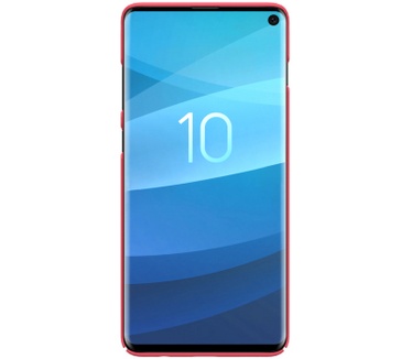 Nillkin FrostedShield HardCase Samsung Galaxy S10 (G973) - Rood  Rood