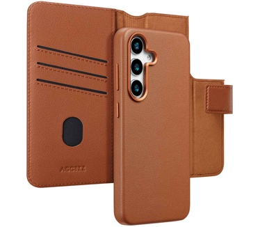 Accezz Leather Bookcase 2-in-1 met MagSafe