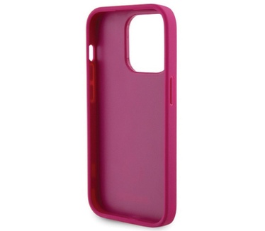 Guess 4G Metal Logo Back Case - iPhone 15 Pro Max (6.7") - Roze Roze