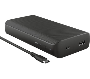 Trust Laro - Laptop Powerbank - voor MacBook - 65W - USB-C - Zwart