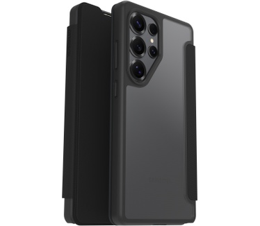 Otterbox React Folio Series voor Samsung Galaxy S25 Ultra, transparant/zwart - Geen retailverpakking
