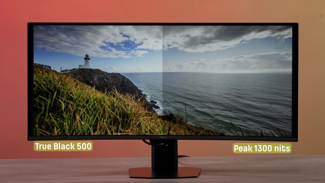 MSI MPG 341CQR QD-OLED X36 - Hdr-weergave in True Black 500 en Peak 1300-modus