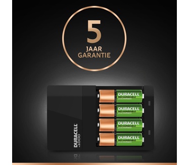 Duracell 4 uur batterijlader, 1 tel