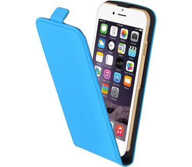 Mobiparts Premium Flip Case Apple iPhone 6, iPhone 6S Light Blue