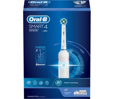 Oral-B Smart 4 4000N White Elektrische Tandenborstel Powered By Braun