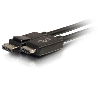 CablesToGo 1,8m DisplayPort™ mannelijk naar HDMI® mannelijk adapterkabel - Zwart