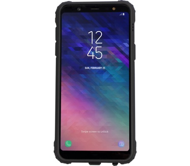 Mobiparts Rugged Shield Case Samsung Galaxy A6 Plus (2018) Black