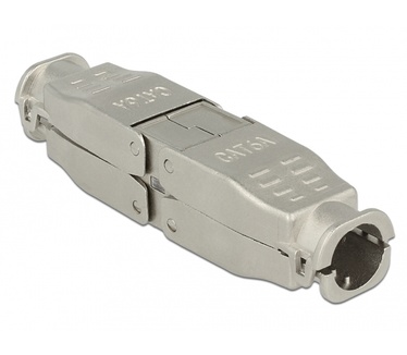 Delock Coupler for network cable Cat.6A STP toolfree