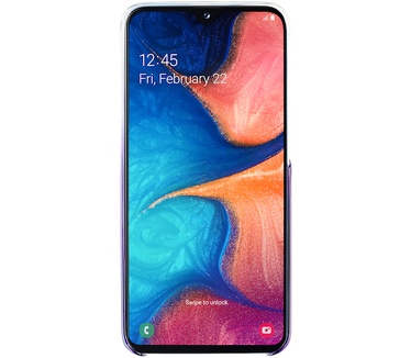 Samsung Galaxy A20e Gradation Cover (Galaxy A20) Paars
