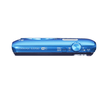 Nikon Coolpix S3700 Line Art Blauw