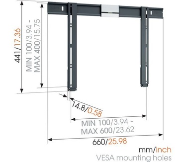 Vogel's THIN 505 ExtraThin Platte tv-beugel