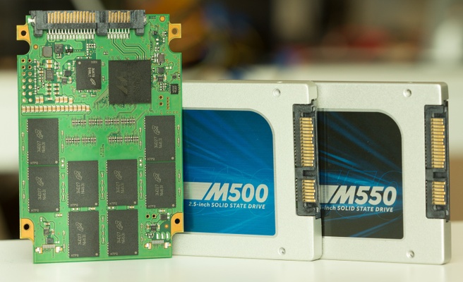 Crucial M550 en M500
