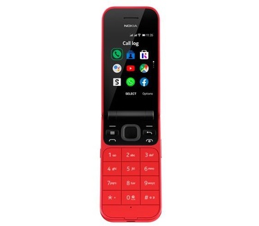 Nokia 2720 Flip Clamshell telefoon Rood