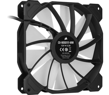 Corsair iCUE SP140 RGB ELITE Performance 140mm PWM Fan — Dual Fan Kit with Lighting Node Core, 140mm
