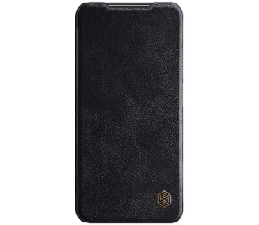 Nillkin Qin PU Leather Book Case voor Xiaomi Poco M3 - Zwart Zwart