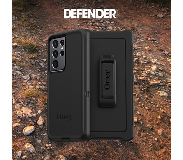 Otterbox Defender Series voor Samsung Galaxy S21 Ultra 5G, zwart