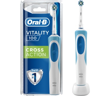 Oral-B Vitality 100 Blauw CrossAction Elektrische Tandenborstel Powered By Braun