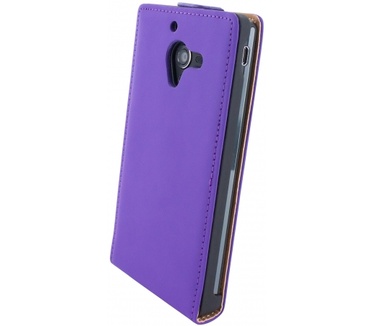 Mobiparts Mobiparts Premium Flip Case Sony Xperia ZL Purple