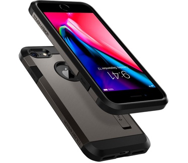 Spigen Apple iPhone 8 Hoesje Tough Armor 2 Grijs