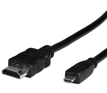 Value HDMI High Speed Kabel mit Ethernet, HDMI A M - HDMI D M 2,0m