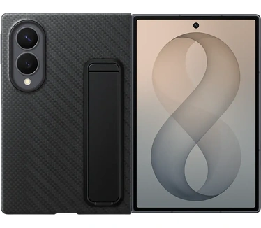 Samsung Galaxy Z Carbon Standing Back Cover Zwart Galaxy Z Fold 8