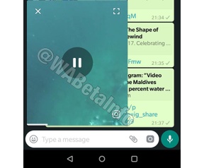 WhatsApp PiP beta