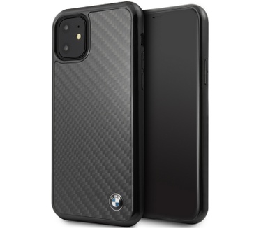 BMW Carbon Hard Case - Apple iPhone 11 (6.1'') - Zwart  Zwart
