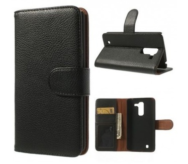qMust Wallet Case met stand LG Optimus G Pro 2 (black)