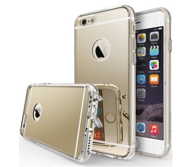 Ringke Fusion Mirror Apple iPhone 6S spiegel hoesje Royal Gold Rosé Goud